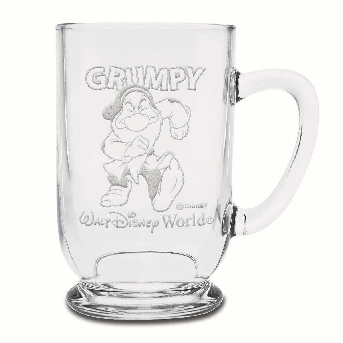 Disney Arribas Glass Mug - Grumpy - Personalizable - 16oz 3 Disney Arribas Glass Mug - Grumpy - Personalizable - 16oz