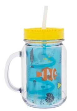 Disney Tumbler With Straw - Dory Mason Jar