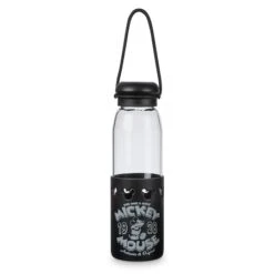 Disney Water Bottle - Mickey Mouse Glass With Grip