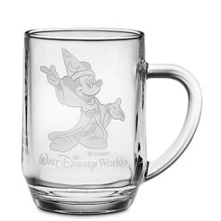 Disney Arribas Glass Mug - Sorcerer Mickey - Personalizable - Large