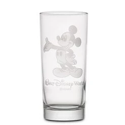 Disney Arribas Glass Tumbler - Mickey Mouse - Personalizable