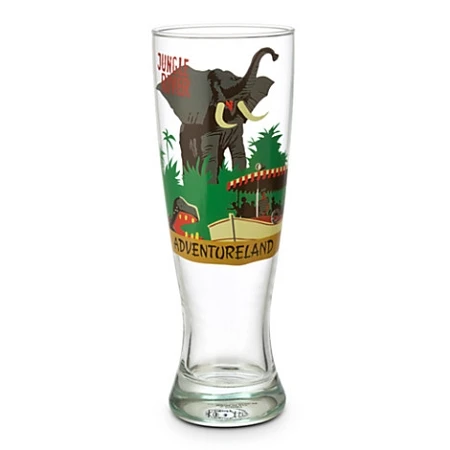 Disney Pilsner Glass - Jungle Cruise - Attraction Poster 3 Disney Pilsner Glass - Jungle Cruise - Attraction Poster
