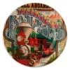 Disney Dessert Plate - Attraction Poster - Disneyland Railroad - 7'' -Disney Shop 7509055880589