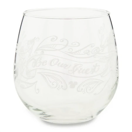 Disney Wine Glass - Be Our Guest - Stemless - 18oz 3 Disney Wine Glass - Be Our Guest - Stemless - 18oz