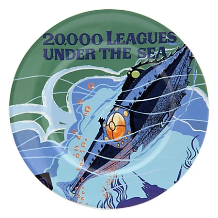 Disney Dessert Plate - Attraction Poster - 20,000 Leagues 3 Disney Dessert Plate - Attraction Poster - 20,000 Leagues