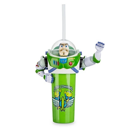 Disney Articulated Cup With Straw - Buzz Lightyear - Toy Story 3 Disney Articulated Cup With Straw - Buzz Lightyear - Toy Story