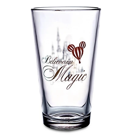 Disney Pint Glass - Believe In Magic - Castle 3 Disney Pint Glass - Believe In Magic - Castle