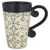 Disney Coffee Mug - Mickey Mouse Icons - Black And Cream 2 Disney Coffee Mug - Mickey Mouse Icons - Black And Cream -Disney Shop 7509057370597