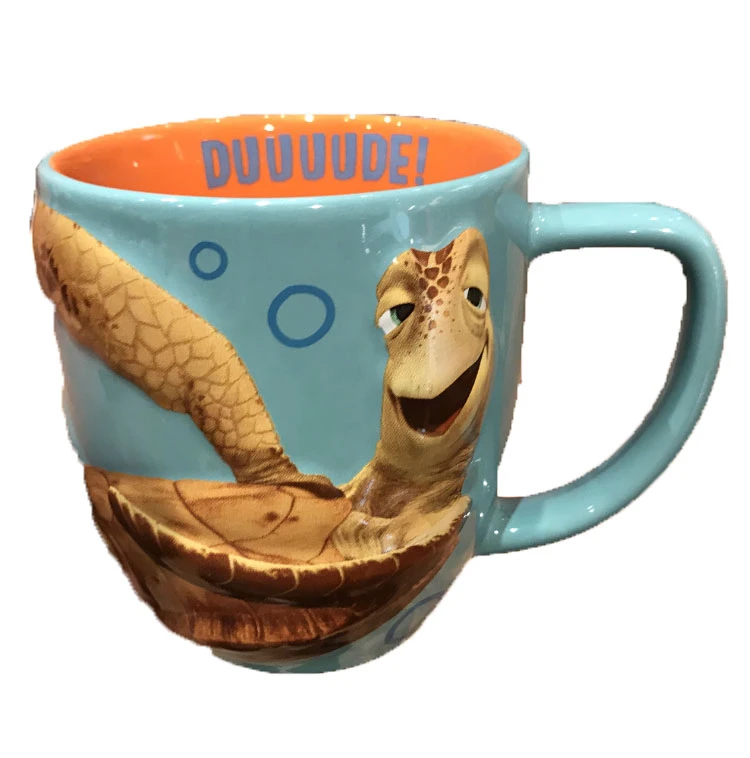Disney Coffee Mug - Crush Portrait - Duuuude 3 Disney Coffee Mug - Crush Portrait - Duuuude