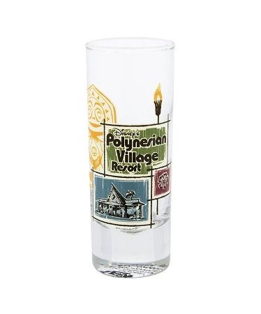 Disney Mini Glass - Disney's Polynesian Village Resort 3 Disney Mini Glass - Disney's Polynesian Village Resort