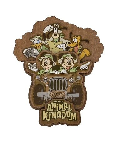 Disney Magnet - Animal Kingdom Safari - Mickey And Friends 3 Disney Magnet - Animal Kingdom Safari - Mickey And Friends