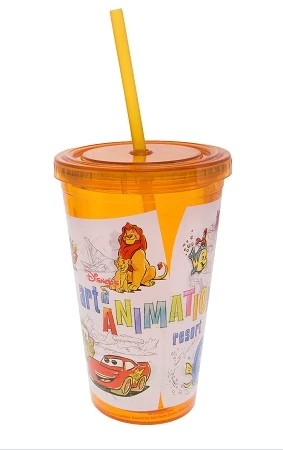 Disney Tumbler With Straw - Art Of Animation 3 Disney Tumbler With Straw - Art Of Animation