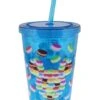 Disney Tumbler With Straw - Epcot Mickey Macarons -Disney Shop img 2702