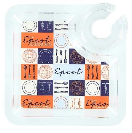 Disney Appetizer Plate - Epcot - Food And Wine Festival 2017 3 Disney Appetizer Plate - Epcot - Food And Wine Festival 2017