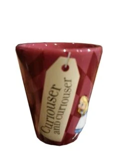 Disney Shot Glass - Alice In Wonderland - Curiouser And Curiouser