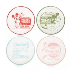 Disney Cake Plate Set - Mickey And Minnie Mouse Retro