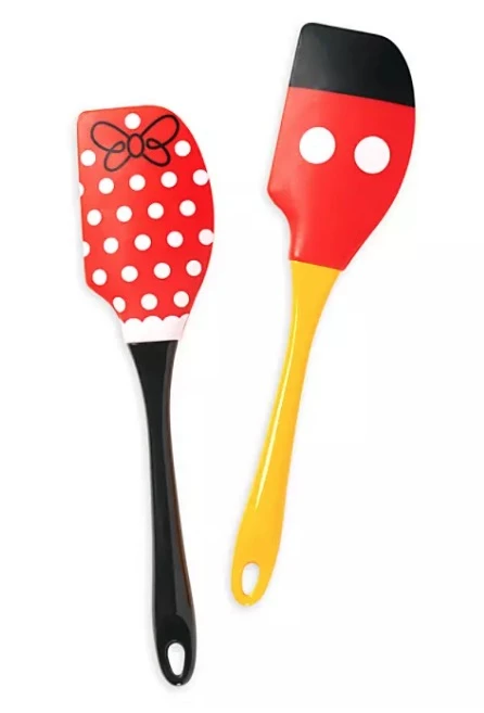 Disney Spatula Set - Mickey And Minnie Mouse - Set Of 2 3 Disney Spatula Set - Mickey And Minnie Mouse - Set Of 2