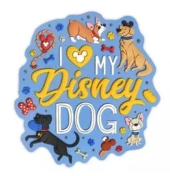 Disney Magnet - I Love My Disney Dog