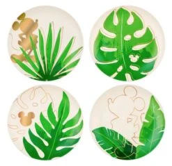 Disney Plate Set - Mickey Mouse Tropical