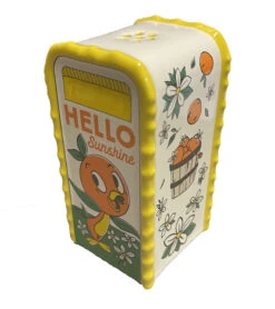 Disney Salt Or Pepper Shaker - Orange Bird Trash Can