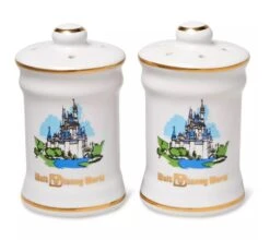 Disney Salt & Pepper Shaker Set - Disney World 50th Anniversary