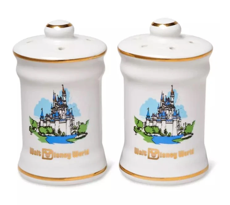 Disney Salt & Pepper Shaker Set - Disney World 50th Anniversary 3 Disney Salt & Pepper Shaker Set - Disney World 50th Anniversary