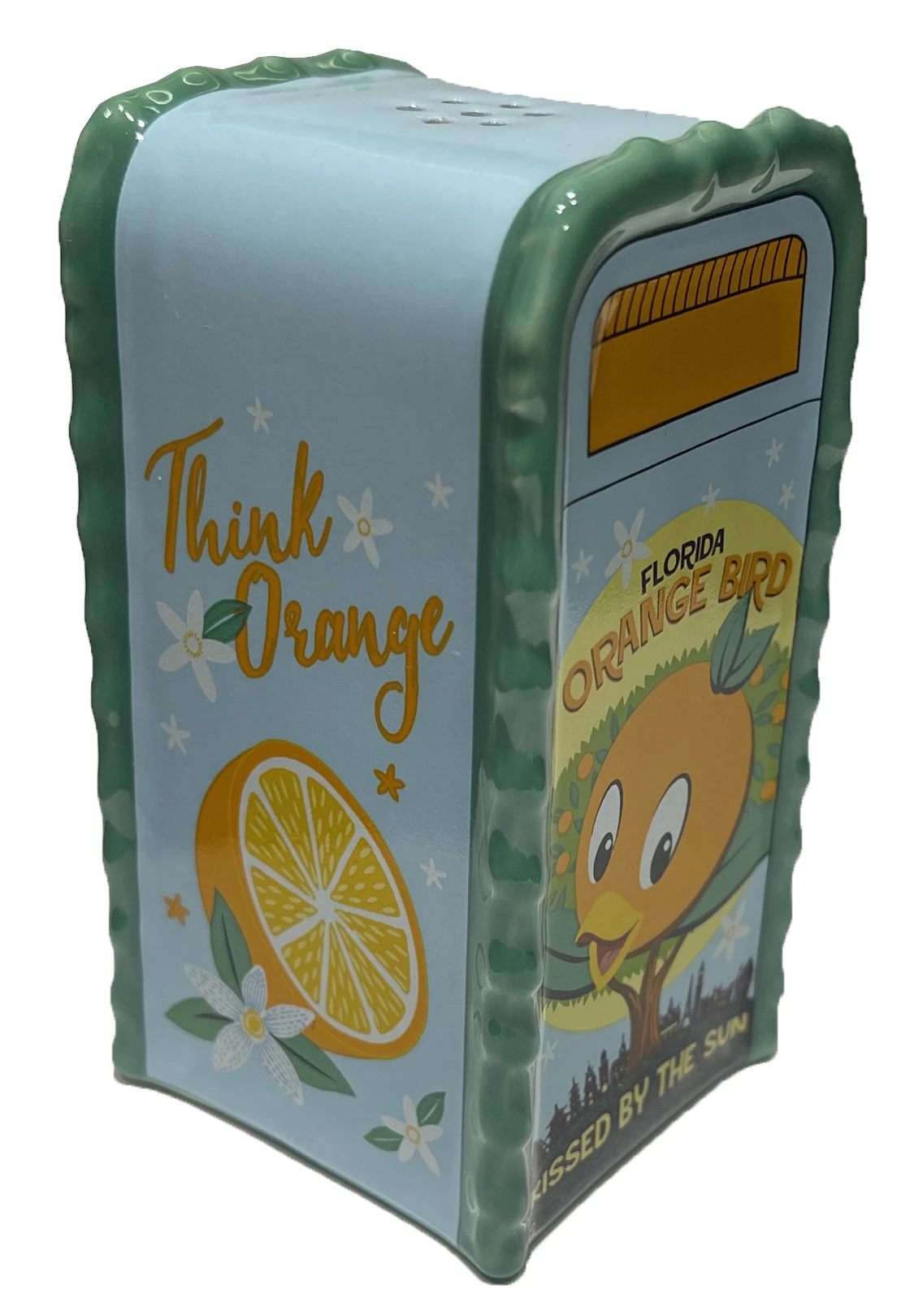 Disney Salt Or Pepper Shaker - 2022 Flower & Garden - Orange Bird 3 Disney Salt Or Pepper Shaker - 2022 Flower & Garden - Orange Bird