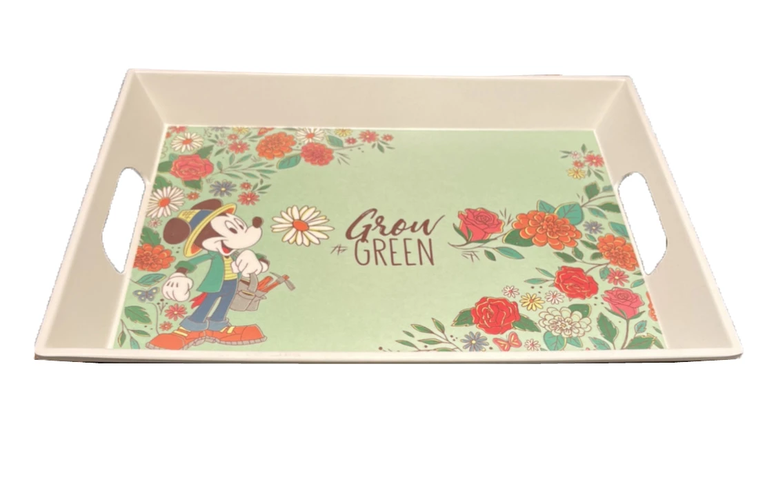 Disney Serving Tray - 2022 Flower & Garden Festival - Grow Green 3 Disney Serving Tray - 2022 Flower & Garden Festival - Grow Green