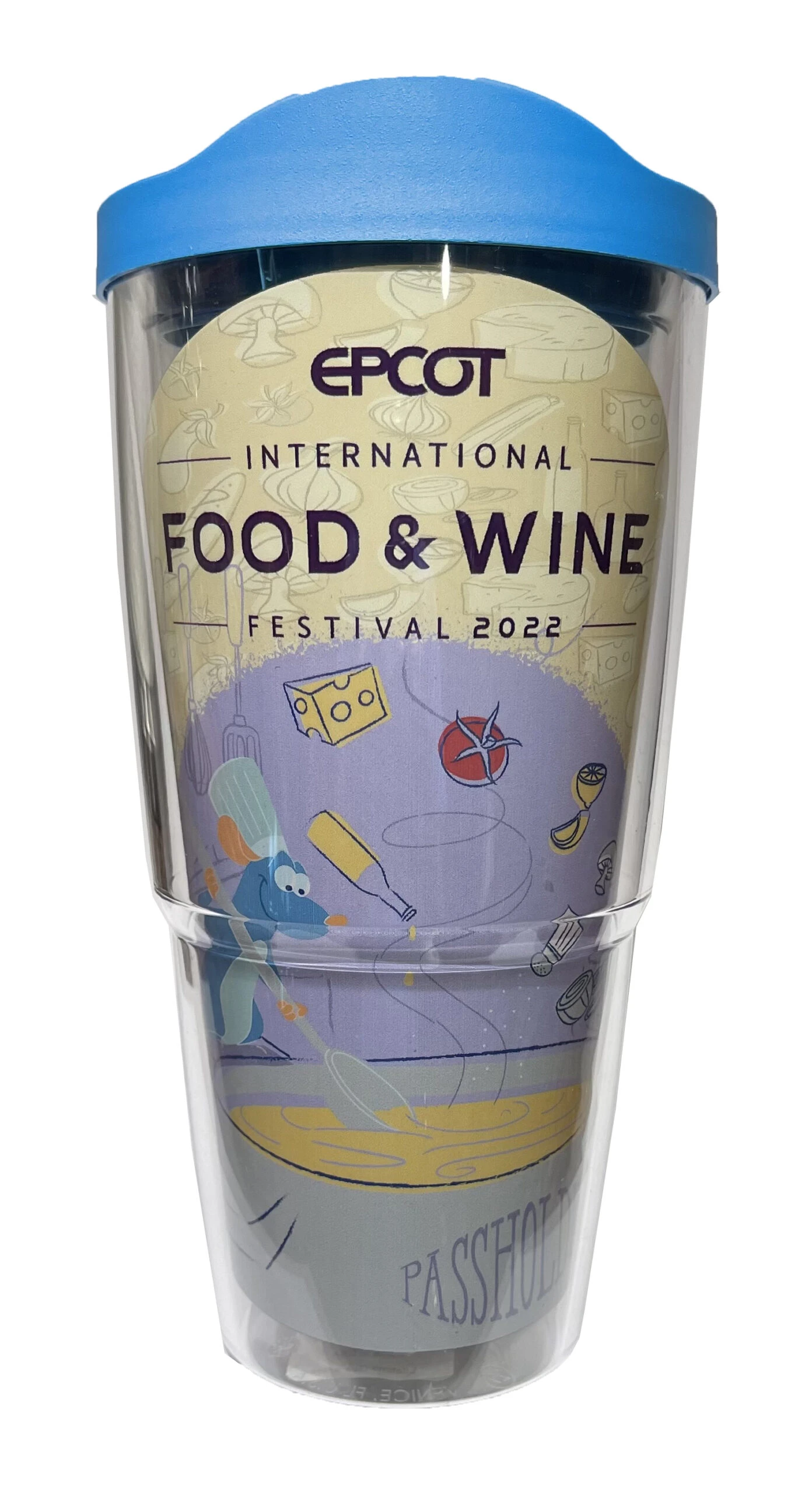 Disney Tervis Tumbler - 2022 Epcot Food & Wine Festival - Remy 3 Disney Tervis Tumbler - 2022 Epcot Food & Wine Festival - Remy