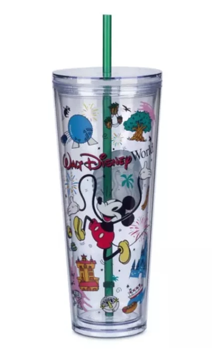 Disney Tumbler With Straw - Starbucks - Mickey Mouse 3 Disney Tumbler With Straw - Starbucks - Mickey Mouse