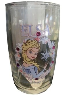 Disney Arribas Juice Glass - Frozen - Elsa - Jeweled